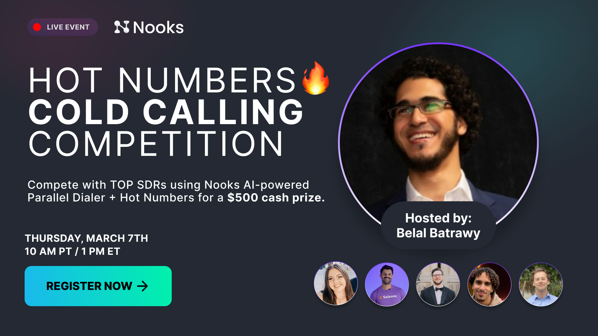Hot Numbers Cold Calling Competition - SDRs Hot Numbers Cold Calling Competition - SDRs